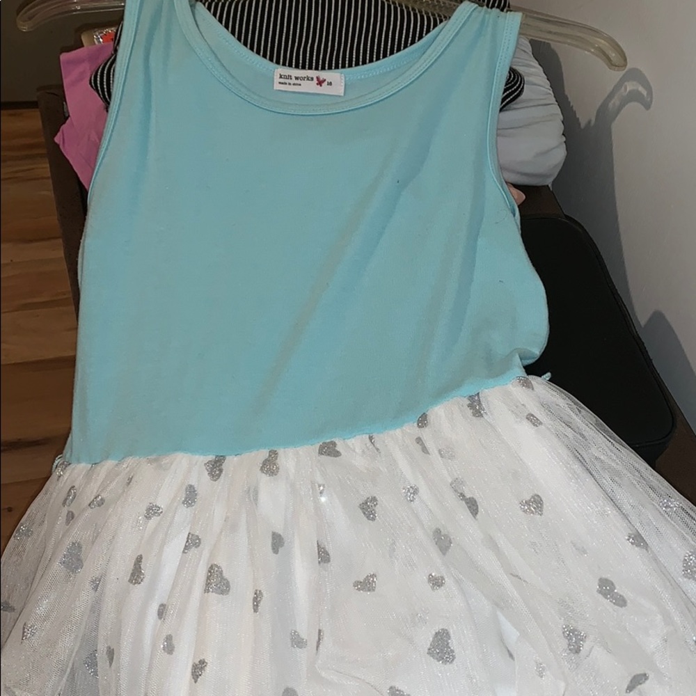 blue girls dress
